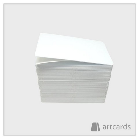 Cartão de pvc branco para impressão